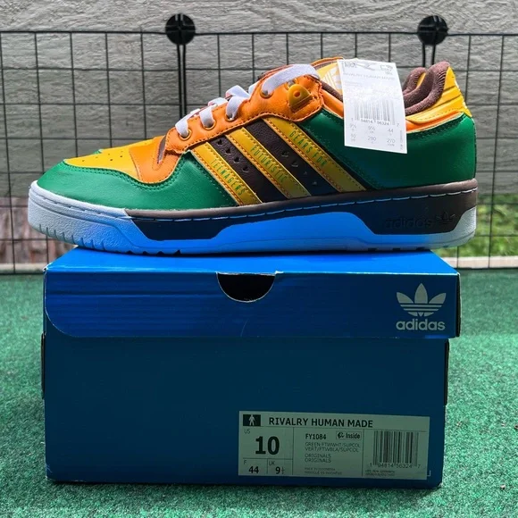 Human Made x adidas Rivalry Low (Mens US 10) Brand New! - Picture 5 of 5